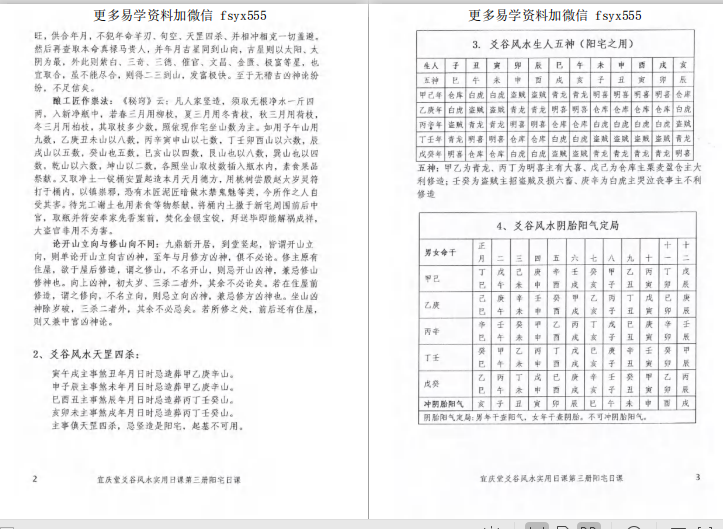 陈红耀-爻谷风水实用日课《第三册阳宅日课》275页