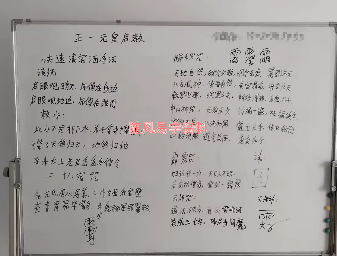 张老师  正一元皇启教千百年来绝密道医法术视频13集