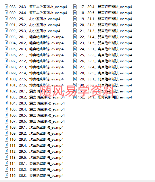 德道《阴阳宅风水高级班》视频132集