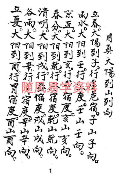 天星二十四山~~催丁财贵秘法144页pdf