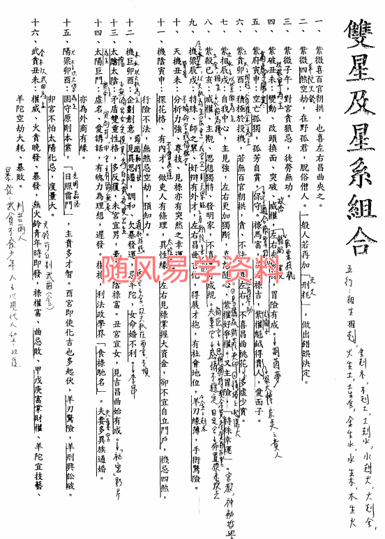 文昌居士  中州派紫微斗數上課錄音68集+手写讲义