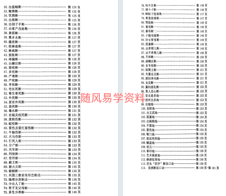 形峦断事口诀172页