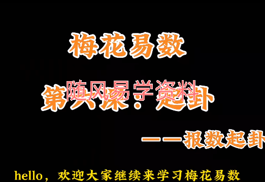 黑耀   梅花易数12集视频