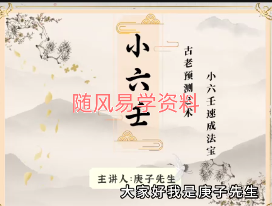庚子  小六壬 20集视频