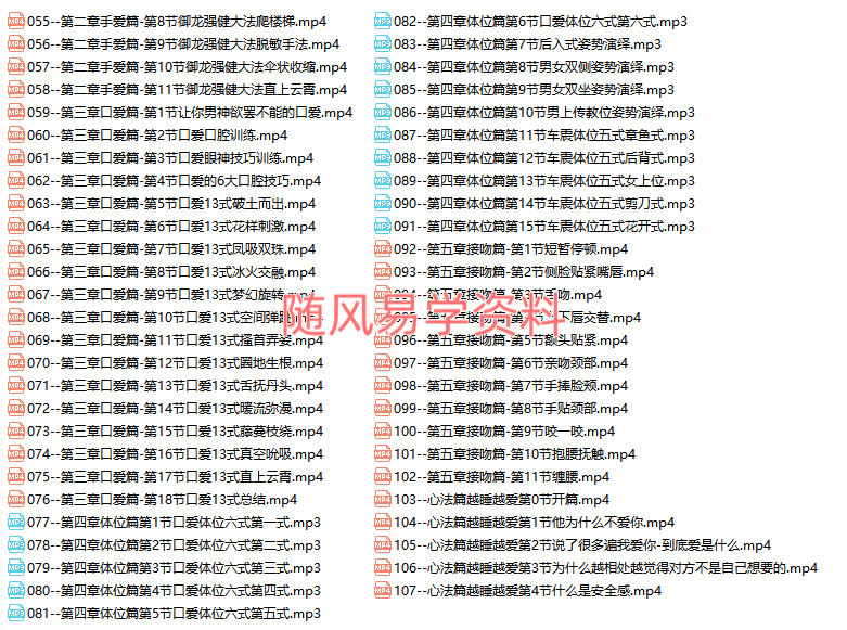 东方情韵    心门锁链密训营视频+录音共（107集）