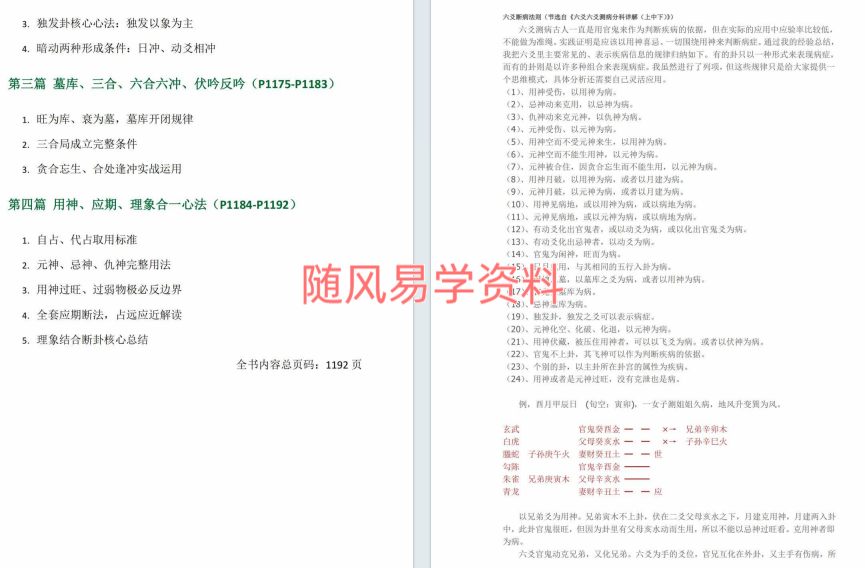 王虎应《六爻万象答疑全书》1202页